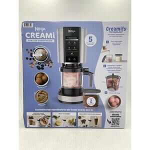 Ninja Creami 5-In-1 Ice Cream Maker NC300WH, Silver